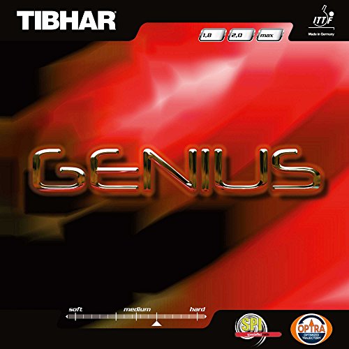 Tibhar Belag Genius, rot, 1,8 mm von Tibhar