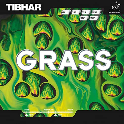 Tibhar Belag Grass, rot, 1,5 mm von Tibhar