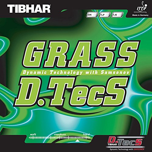 Tibhar Belag Grass D.Tecs, OX, schwarz von Tibhar