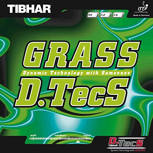 Tibhar Belag Grass D.TecS, rot, 1,2 mm von Tibhar