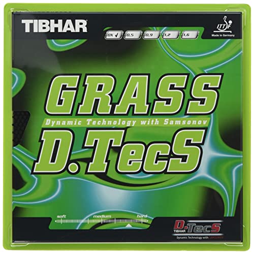 Tibhar Belag Grass D.TecS, schwarz, 0,5 mm von Tibhar