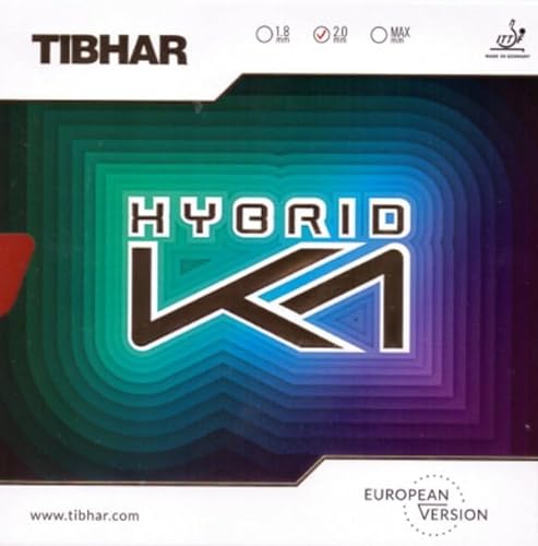 Tibhar Belag Hybrid K1, rot, 2,3 mm von Tibhar