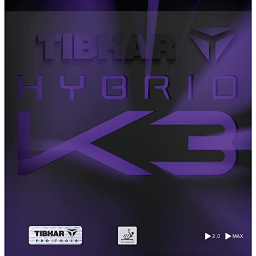 Tibhar Belag Hybrid K3, schwarz, 2,3 mm von Tibhar