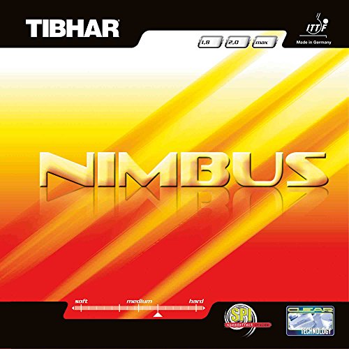 Tibhar Belag Nimbus, schwarz, 1,8 mm von Tibhar