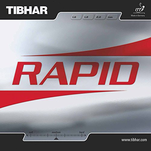 Tibhar Belag Rapid, schwarz, 2,0 mm von Tibhar