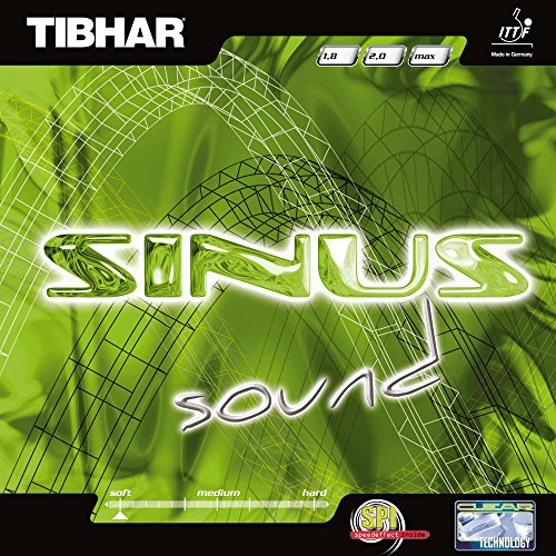 Tibhar Belag Sinus Sound, schwarz, 2,0 mm von Tibhar