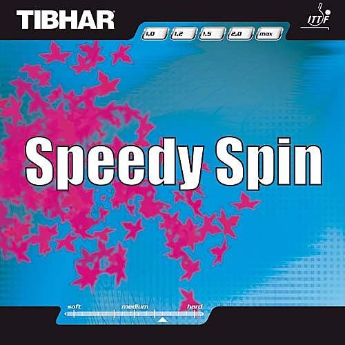 Tibhar Belag Speedy Spin, 1,3 mm, rot von Tibhar