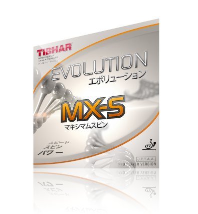 Tibhar Evolution mx-s Tischtennis Gummi, rot von Tibhar