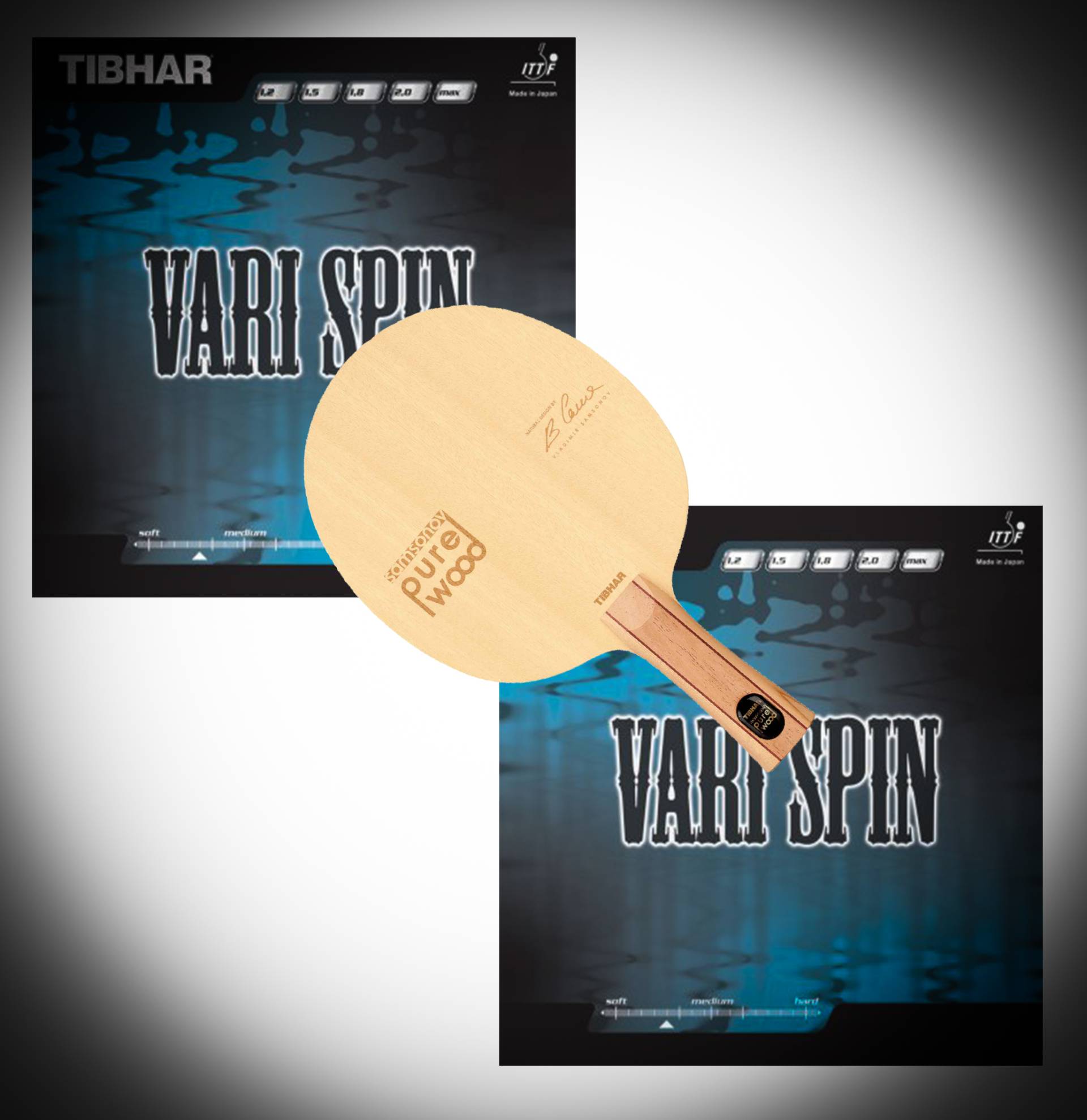 Tibhar Pure Wood Vari Spin Allround - Empfehlung Tibhar Allround Tischtennisschläger von Tibhar