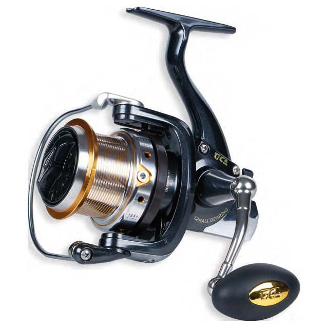 Tica Slat Spinning Reel Schwarz 3000 von Tica