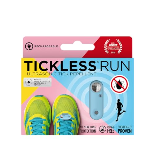 Tickless Run | Ultraschall-Zeckenschutz für Läufer | für alle Altersgruppen - Baby Blue von Tickless