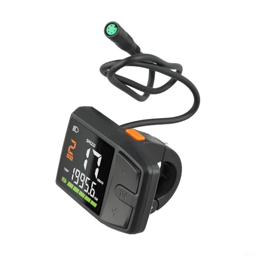 Tidevib Für Bafang E-Bike DZ41 UART/CAN-Protokolldisplay für M500, für M600, BBS01, BBS02, HD E-Bike-Motoren in Schwarz (UART) von Tidevib