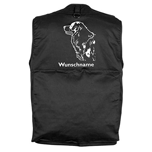Tierisch-tolle Geschenke Australian Shepherd - Hundesportweste mit Rückentasche und Namen (Motiv 2) XL von Tierisch-tolle Geschenke