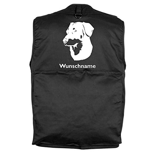 Tierisch-tolle Geschenke Beauceron - Hundesportweste mit Rückentasche und Namen L von Tierisch-tolle Geschenke