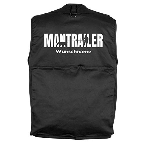 Tierisch-tolle Geschenke Mantrailer - Hundesportweste Hundeführerweste mit Rückentasche und Namen XL von Tierisch-tolle Geschenke