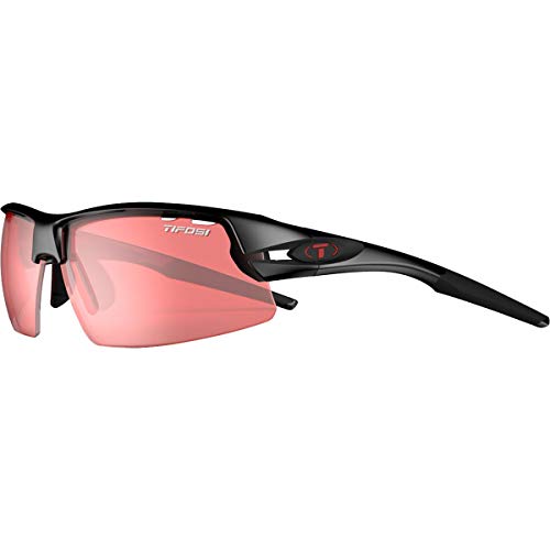 Tifosi Crit Sonnenbrille Brillen, Crystal Black/Enliven Bike Red Lens, Einheitsgröße von Tifosi