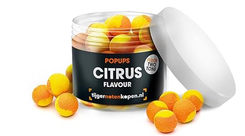 Tigernuessekaufen.de Citrus Pop-ups Orange/Gelb | Karpfen Futter von Tigernuessekaufen.de
