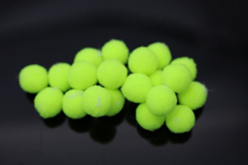 100 x 1 cm große UV-neongrüne Florellenfliegen-Eier zum Fliegenbinden von Tigofly