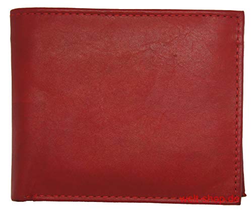 Portemonnaie aus weichem Leder Rot von Tillberg