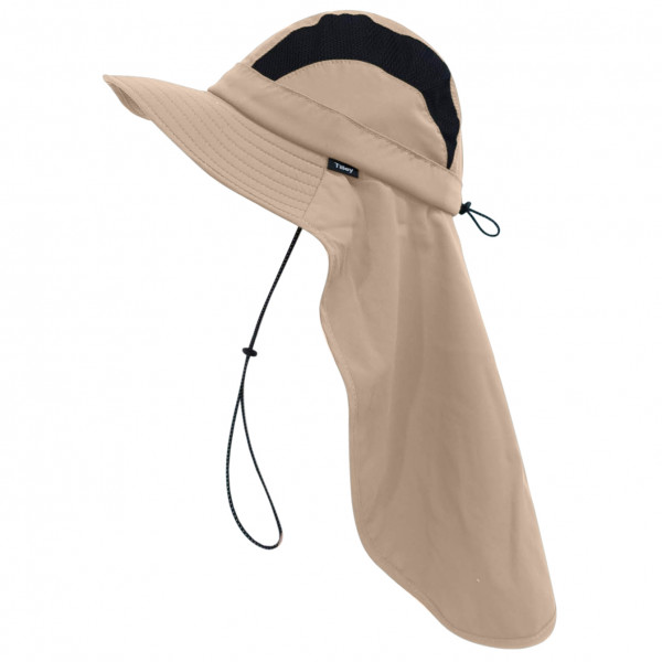 Tilley - Ultralight Cape Sun Hat - Hut Gr L - 59-60 cm;M - 57-58 cm;S - 56 cm;XL - 61-61,5 cm beige;schwarz von Tilley