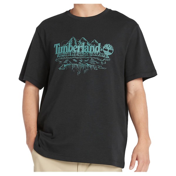 Timberland - Short Sleeve Graphic Slub Tee - T-Shirt Gr L schwarz von Timberland
