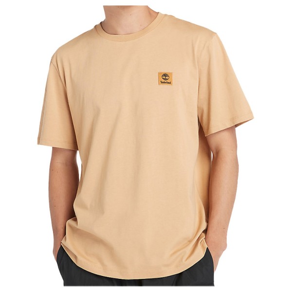 Timberland - Short Sleeve Woven Badge Tee - T-Shirt Gr L;M;S;XL;XXL beige;lila;schwarz von Timberland