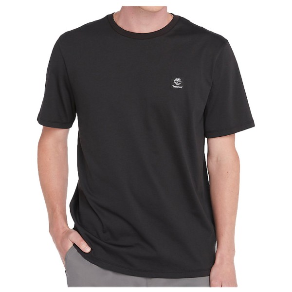 Timberland - Short Sleeve Woven Badge Tee - T-Shirt Gr L schwarz von Timberland