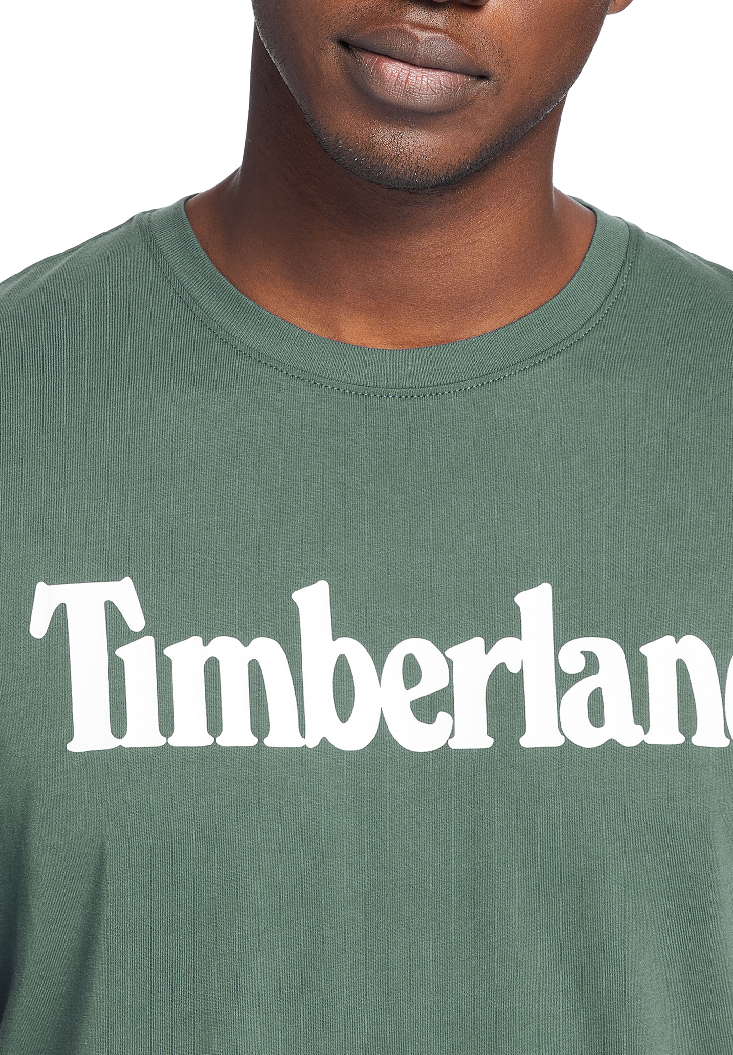Timberland TFO SS Linear Tee Herren T-Shirt Shirt TB0A2BRN Grün von Timberland