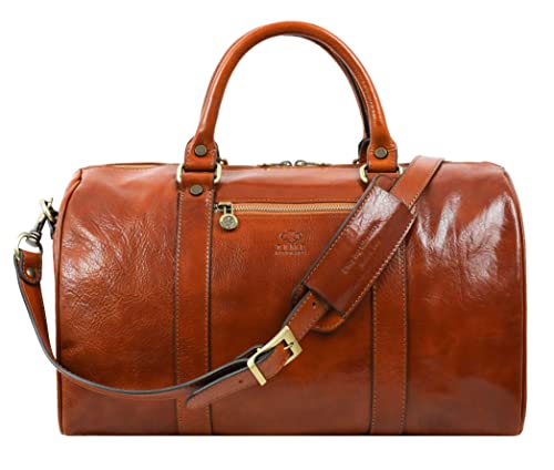 Reisetasche aus Leder - Weekender Herren und Damen - Hochwertige Reisetaschen - Edel & Elegant - Time Resistance von Time Resistance