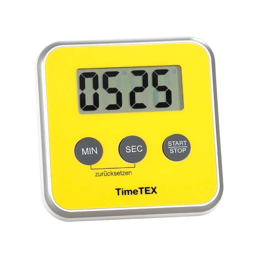 TimeTex Zeitdauer-Uhr "Digital compact", Gelb von TimeTex