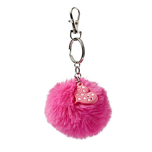 Tinc Pom Pom Scented and Fluffy with Character Charm Keyring Schlüsselanhänger, 8 cm, Pink von Tinc