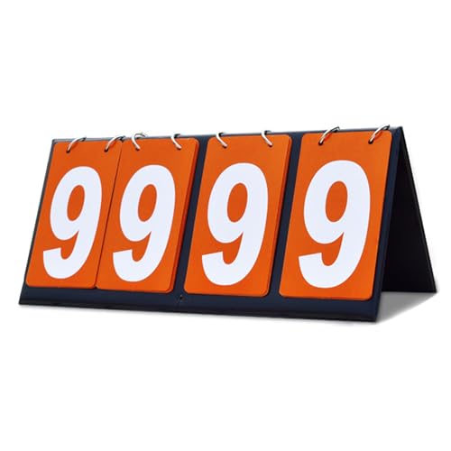 Tabletop Scoreboard Flippers Sports Competition Score Board MultiSport Flipping Scores Keeper Easy Use Tabletop Flippers MultiSport von TingHaoO