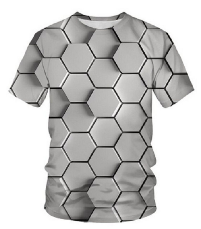 Tinisu T-Shirt 3D-Druck T-Shirt (Unisex+Rundhals) - Atmungsaktiv - Sport + Freizeit von Tinisu