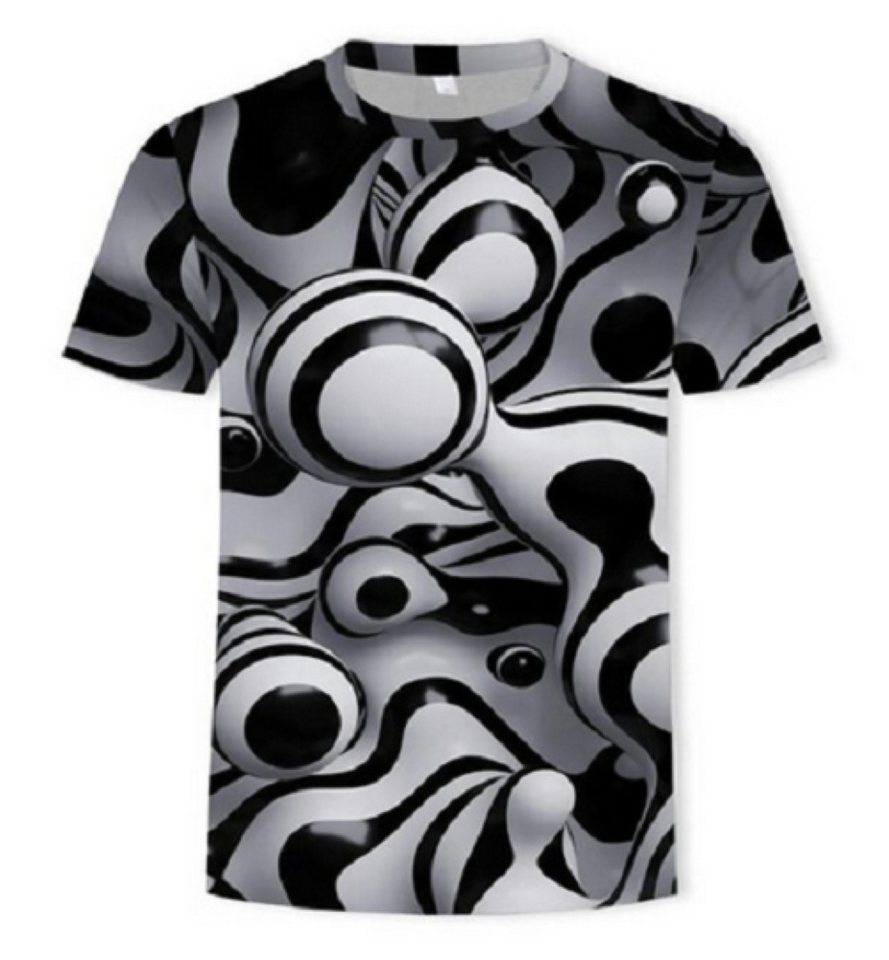 Tinisu T-Shirt 3D-Druck T-Shirt (Unisex/Rundhals) - Atmungsaktiv - Sport + Freizeit von Tinisu