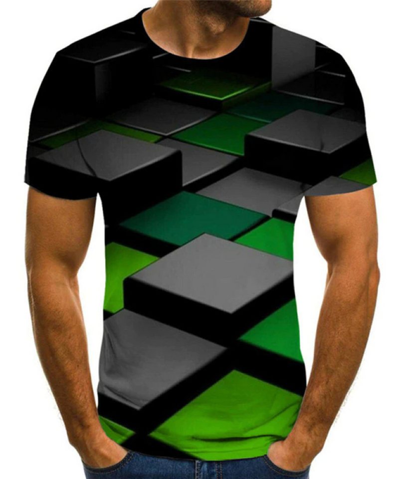 Tinisu T-Shirt 3D-Druck T-Shirt (unisex/rundhals) - Atmungsaktiv - Sport + Freizeit von Tinisu