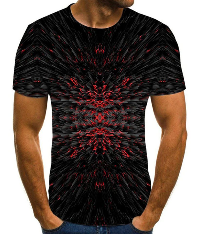 Tinisu T-Shirt 3D-Druck T-Shirt - unisex+rundhals - Atmungsaktiv - Sport + Freizeit von Tinisu