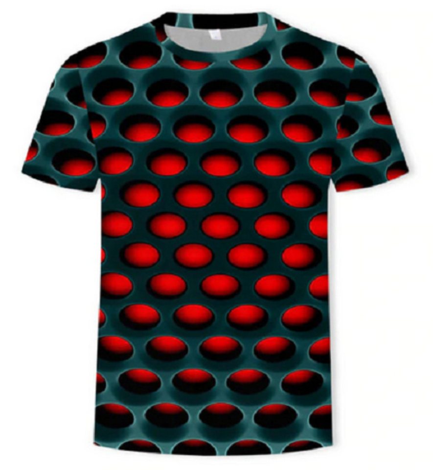 Tinisu T-Shirt 3D-Druck T-Shirt - unisex/rundhals - Atmungsaktiv - Sport + Freizeit von Tinisu