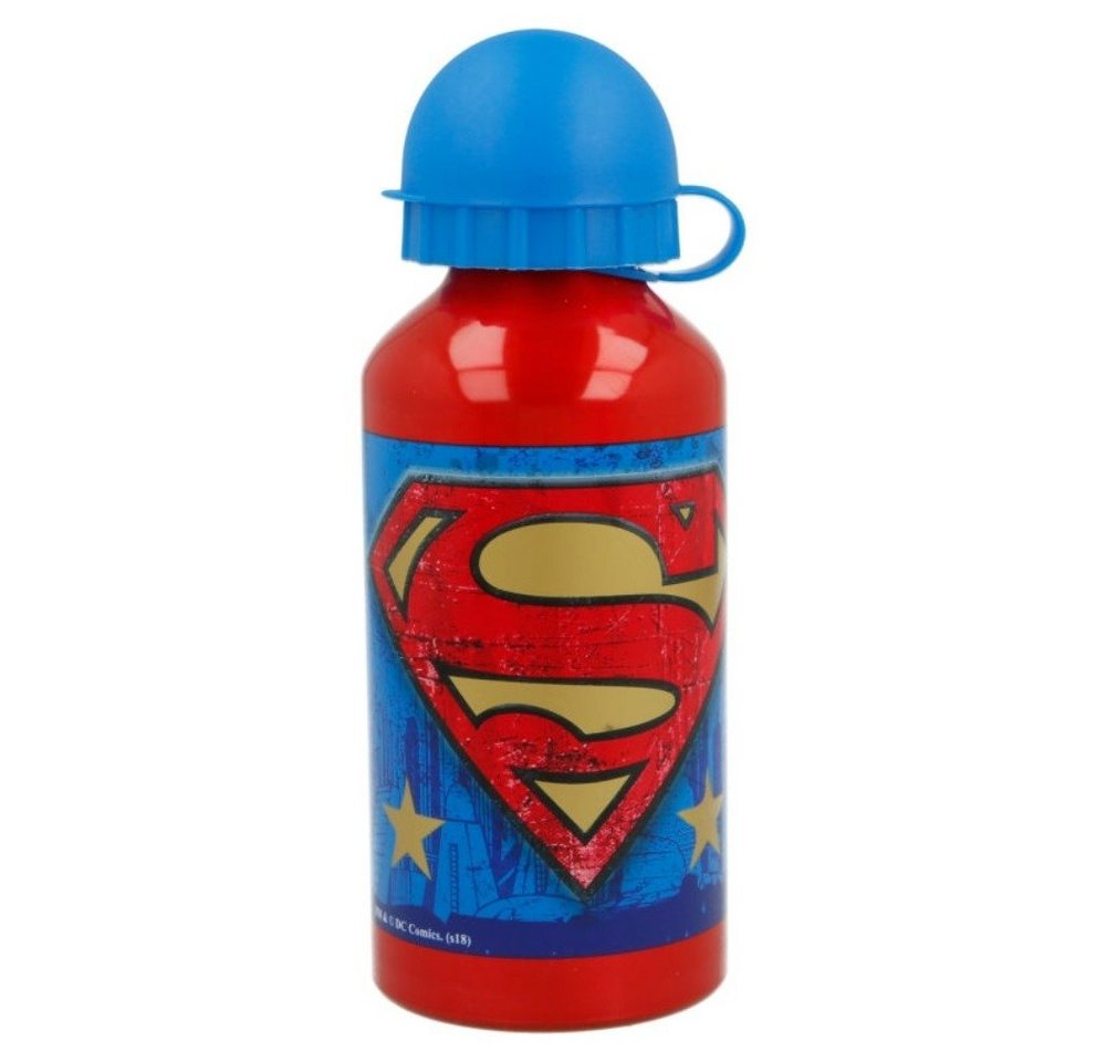Tinisu Trinkflasche DC Superman Aluminium Flasche 400ml von Tinisu