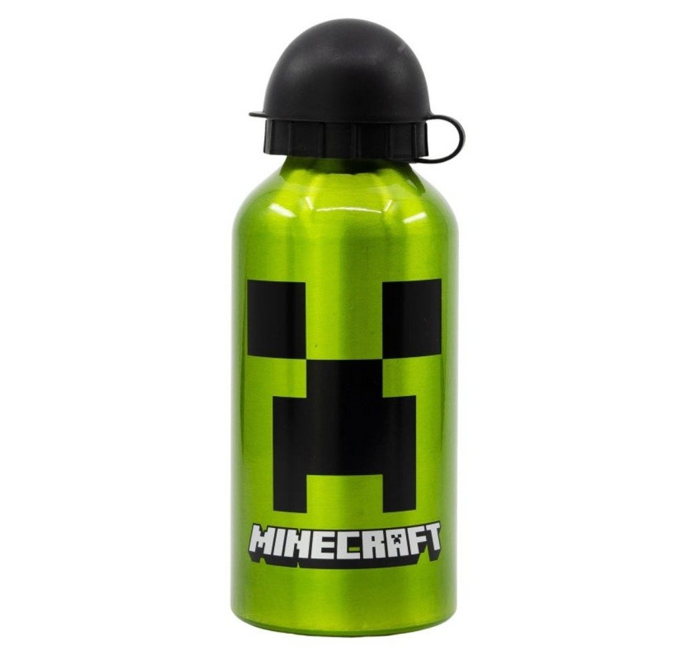 Tinisu Trinkflasche Minecraft Creeper Aluminium Flasche 400ml von Tinisu