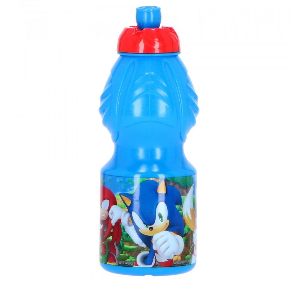 Tinisu Trinkflasche Sonic the Hedgehog Plastik Flasche 400 ml blau von Tinisu