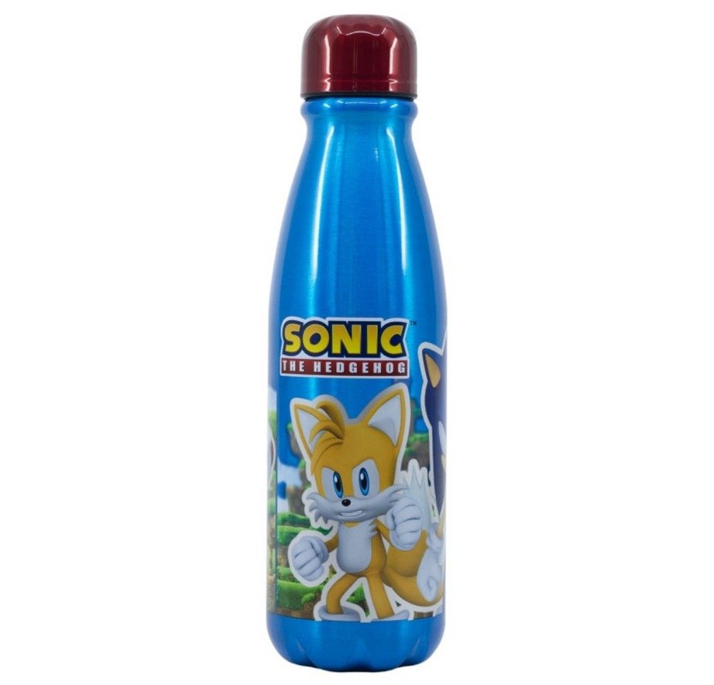 Tinisu Trinkflasche Sonic the Hedgehog Plastikflasche mit Schraubverschluss Flasche 600ml von Tinisu
