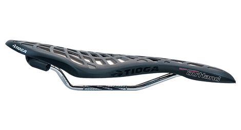 tioga spyder outland saddle titane black von Tioga