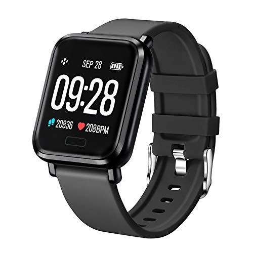 Tipmant Smartwatch Fitness Armband Uhr mit Pulsmesser Blutdruckmessung Fitness Tracker Wasserdicht IP68 Fitnessuhr Schrittzähler Pulsuhr Sportuhr für Damen Herren Kinder für ios iPhone Android von Tipmant