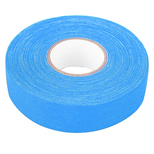 Tissting Hockeyband, 2,5 cm Breite 27 YardsMehrzweck Gewebe Baumwollband Rolle für Eisund Rollhockey, leicht zu reißen(Blau) von Tissting
