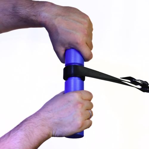 TITANGRIP Forearm Roller | Unterarmtrainer mit extra dickem 50 mm Durchmesser | effektives Handgelenktraining von Titangrip