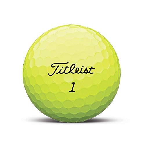 AVX Gelb Golfball - Individuell Bedruckt mit Ihrem Text Bild oder Logo (1 STK) von Titleist AVX Gelb