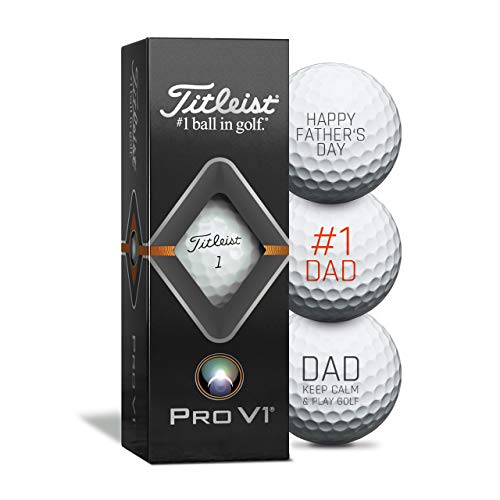 Pro V1 | Pro V1X 2019 Golfbälle - 3er Pack - Vatertag Edition (Pro V1-3er Pack) von Titleist