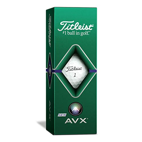 TITLEIST AVX Golfbälle x 3 (Hülse mit 3 Golfbälle) neues Modell 2020 von Titleist