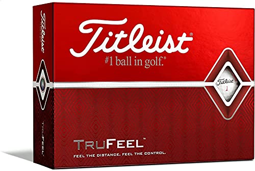 TITLEIST TruFeel Golfball, Unisex, Weiß, Einheitsgröße von Titleist