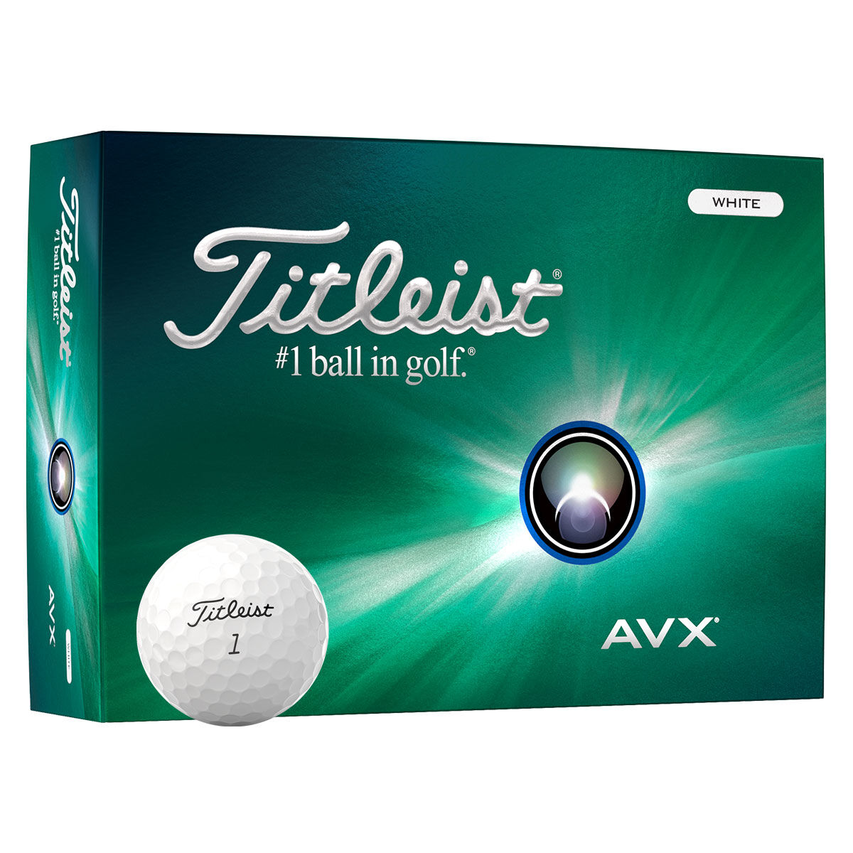 Titleist AVX 12 Golf Ball Pack, Mens, White | American Golf von Titleist